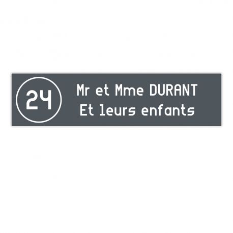 Plaque boite aux lettres : Des lettres au bon destinataire ?