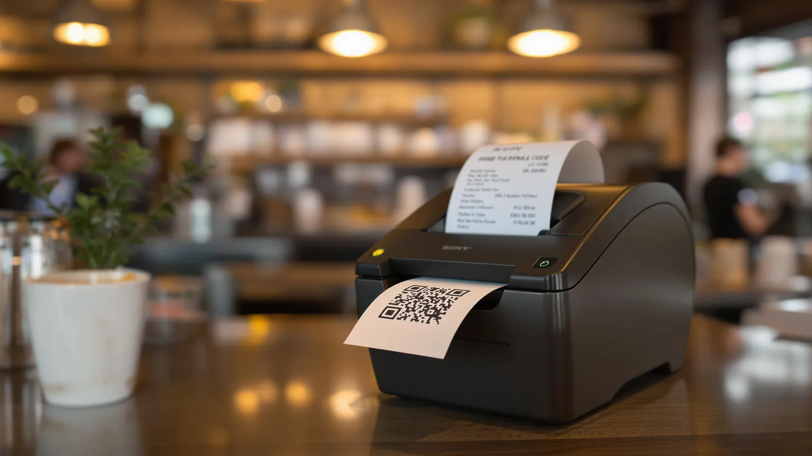 Imprimante thermique produisant un ticket ou une étiquette