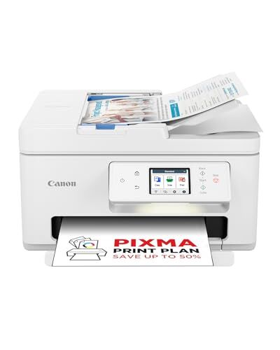 Imprimante multifonction blanche Canon PIXMA TS7750i