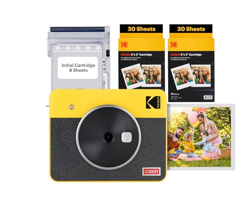 Appareil photo imprimante Kodak Mini Shot 3 Retro jaune